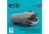 ResKit kit d'amelioration Avion RSU48-0348 Buse d'échappement précoce Super Mystere B2 pour kit Azur et Special Hobby 1/48