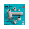 ResKit kit d'amelioration Avion RSU48-0195 F-14 (B,D) "Tomcat" buses d'&eacute;chappement ferm&eacute;es pour kit GWH imprim&eacute; en 3D 1/48