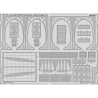 EDUARD photodecoupe avion 481133 Undercarriage Lancaster B Mk.III Dambuster Hk Models 1/48