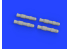 Eduard kit d'amelioration brassin Print 672355 Gun barrels Messerschmitt Bf 109G-2/G-4 Eduard 1/72