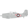 Eduard Express Mask EX1032 FM-1 Insigne national US avec ligne rouge ext&eacute;rieur Tamiya 1/48