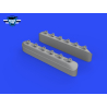 Eduard kit d'amelioration avion brassin 648993 Echappement avec car&eacute;nage P-51B/C Eduard 1/48