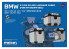 MENG SPS-091S Valises et top case pour R1250GS Adventure pré-peint 1/9