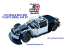 JR Models maquette voiture RFF2023BKDA Brad Keselowski 2023 Castrol GTX Throwback Ford Mustang