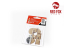Red Fox Studio Tableaux de bord 3D avion RFQS-32142 Messerschmitt Bf 108 Taifun Eduard 1/32