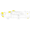 Eduard Express Mask EX1041 B-24J Hobby Boss 1/48