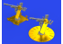Eduard kit d'amelioration brassin Print 653019 IJN Type 96 25mm AA Gun (simple) 1/350