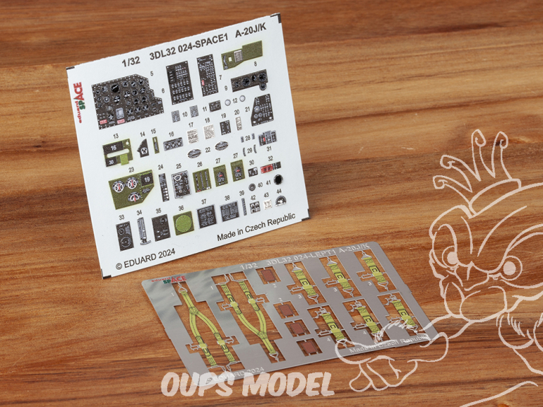 Eduard Space décalques 3D 3DL32024 A-20J/K Hk Models 1/32