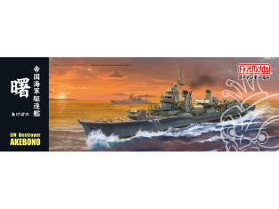 Fine Molds bateau FW4 Destroyer de la marine impériale Akebono 1/350