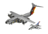 Revell maquette avion 03789 Air Defender Set Airbus A400M et Tornado 1/144