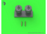 Master Model AM-32-128 F/A-18E/F &amp; EA-18G - Sondes angle d'attaque Early type 1/32