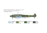 Italeri maquette avion 049 Bf 110 C Zerstorer 1/72