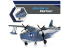 Academy maquette avion 12586 USN PBM-5A MARINER 1/72