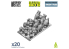 Green Stuff 12359 Set imprimé en 3D - Vases anciens 1/48