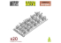 Green Stuff 12667 Set imprimé en 3D - Scorpions 1/48