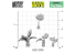 Green Stuff 12670 Set imprimé en 3D - Palmiers 1/48