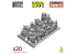 Green Stuff 12290 Set imprimé en 3D - Lapins 1/48