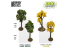 Green Stuff 4643 Feuillage lierre miniature - Érable Jaune - Petit 1/72