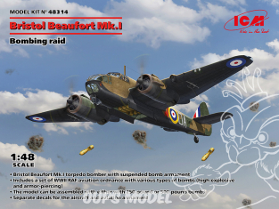 Icm maquette avion 48314 Bristol Beaufort Mk.I 1/48