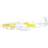 Eduard Express Mask CX665 Panneaux de surface P-51D Eduard 1/72