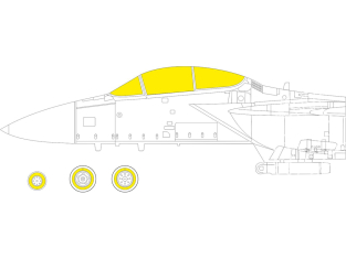 Eduard Express Mask CX666 F-15J MSIP Finemolds 1/72