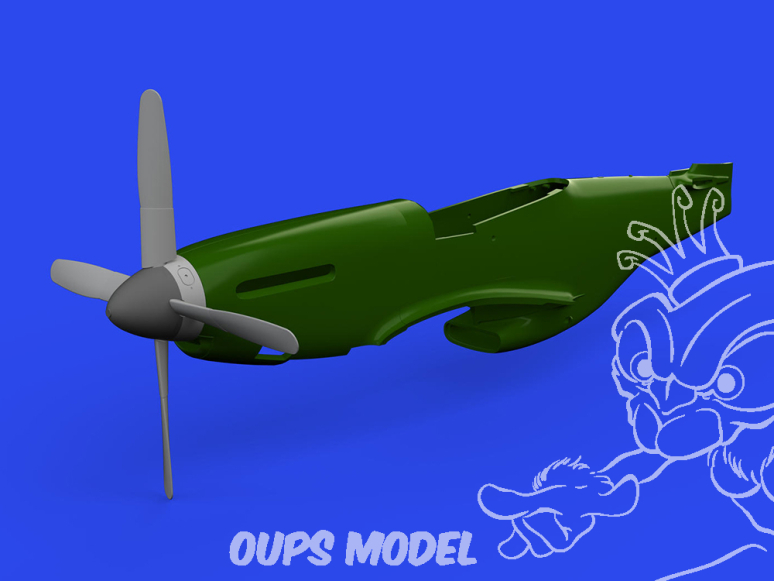 Eduard kit d'amelioration brassin Print 672361 Hélice Hamilton standard P-51D Eduard 1/72