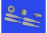 Eduard kit d'amelioration brassin Print 672362 Hélice Uncuffed P-51D Eduard 1/72
