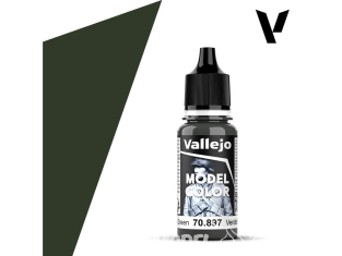 Vallejo Peinture Acrylique Model Color 70897 Vert bronze FS34052 - RAL7022 - RLM70 18ml