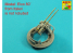 Aber 35L162 Set de 2 canons pour mitrailleuse lourde d'avion US cal .50 Browning ANM2 avec cache-flammes 1/35