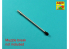 Aber 35L338 76,2 mm Ordonnance Q.F. 3 pouces. 17 RDP. Marc. Canon IV sans frein de bouche pour Sherman VC Firefly 1/35
