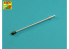 Aber 35L338 76,2 mm Ordonnance Q.F. 3 pouces. 17 RDP. Marc. Canon IV sans frein de bouche pour Sherman VC Firefly 1/35