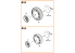 Clear Prop kit d'amelioration avion CPA32009 Jeu de roues resine pour Lynx kits CP 1/32