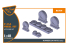 Clear Prop kit d'amelioration avion CPA48033 Jeu de roues pour F-35A 1/48