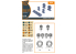 Clear Prop kit d'amelioration avion CPA72107 Jeu de roues Mirage-2000 1/72