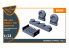 Clear Prop kit d'amelioration avion CPA72113 Jeu de roues et échappement Me-410 B-1/U2/U4/R4 1/72