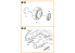 Clear Prop kit d'amelioration avion CPA72113 Jeu de roues et échappement Me-410 B-1/U2/U4/R4 1/72