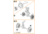 Clear Prop kit d'amelioration avion CPA72123 Jeu de roues modèle A EMB-145 1/72