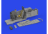 Eduard kit d'amelioration brassin Print 672364 Cockpit P-51D-10 Eduard 1/72