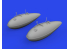 Eduard kit d'amelioration brassin Print 672373 Réservoir largable 75gal P-51D Eduard 1/72