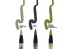 Ak Interactive RCM110 RC MARKER SET COULEURS DU COCKPIT DES AVIONS DE L'AXE WWII