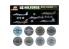 Ak interactive Real Colors Set RCS119 Couleurs des avions modernes de l'US Air Force et de l'ANG