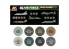 Ak interactive Real Colors Set RCS120 Couleurs des avions de l'US Air Force et de l'ANG, années 1960-1980