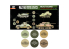 Ak interactive Real Colors Set RCS127 Couleurs du désert AFV de l'armée britannique. Afrique du Nord et Méditerranée 1940-1943