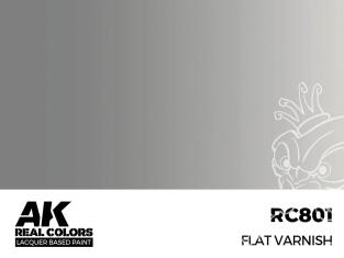 Ak interactive Real Colors RC801 Vernis Mat - Flat Varnish 17ml