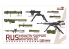 Magic Factory Maquette militaire 2009 Ensemble d'armes support d'infanterie Russe 1/35