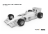 Meng maquette voiture CS-007 Une réplique classique d'une voiture de course légendaire McLaren MP/4 1/24