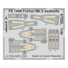 EDUARD photodecoupe avion FE1468 Harnais m&eacute;tal Fulmar Mk.II Trumpeter 1/48