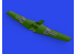 Eduard kit d'amelioration brassin Print 672379 Gun bays P-51D Eduard 1/72