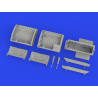 Eduard kit d'amelioration brassin Print 672381 Baies de roues MiG-21 Eduard 1/72