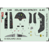 Eduard Space d&eacute;calques 3D 3DL48193 Douglas A-4C Hobby 2000 / Hasegawa 1/48